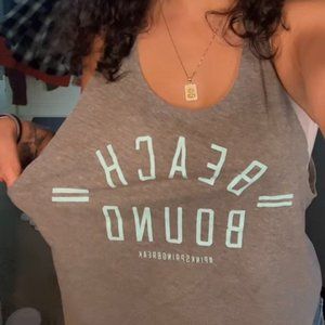 ✨ "beach bound" PINK tank top ✨